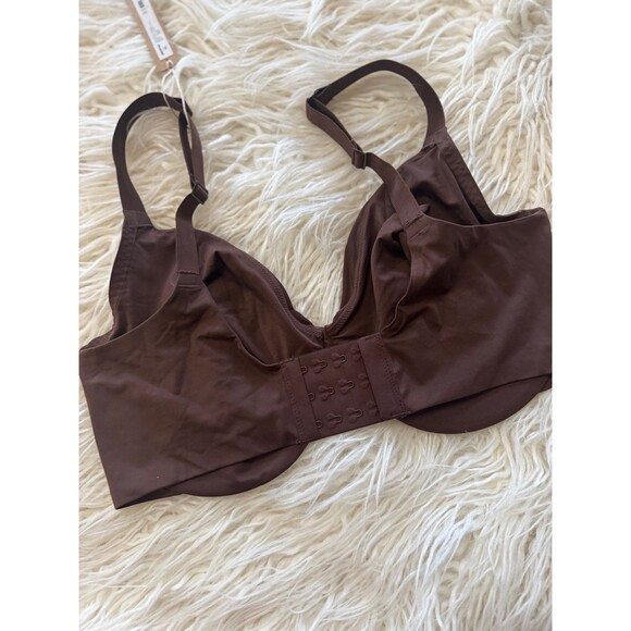 Skims Smoothing Intimates Unlined Full Coverage Bra Cocoa Size 34DDD - Picture 6 of 8